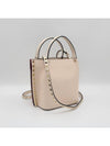 Rockstud Strap Tote Bag Ivory - VALENTINO - BALAAN 3