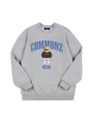 1987 Bear Sweatshirt Grey - COMMONZ - BALAAN 1