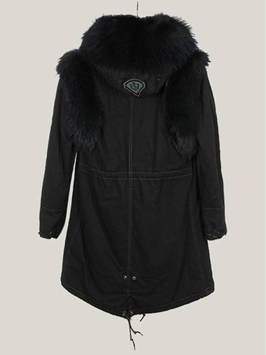 Military Vintage Parka Rabbit Fur W2725L ASVN 990 BLACK ASC021 - AS65 - BALAAN 1