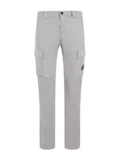 Stretch Sateen Ergonomic Lens Cargo Straight Pants Grey - CP COMPANY - BALAAN 2