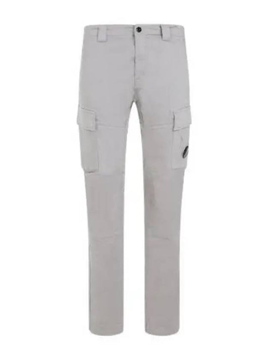 Stretch Sateen Ergonomic Lens Cargo Straight Pants Grey - CP COMPANY - BALAAN 2