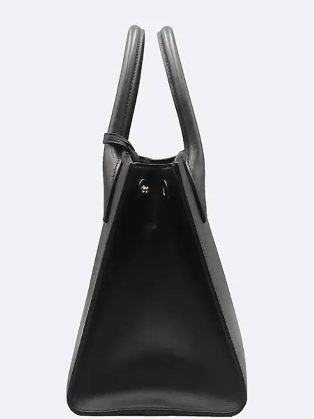 1BA156 Black Saffiano Leather Monochrome Small Tote Bag Shoulder Strap 2WAY - PRADA - BALAAN 3