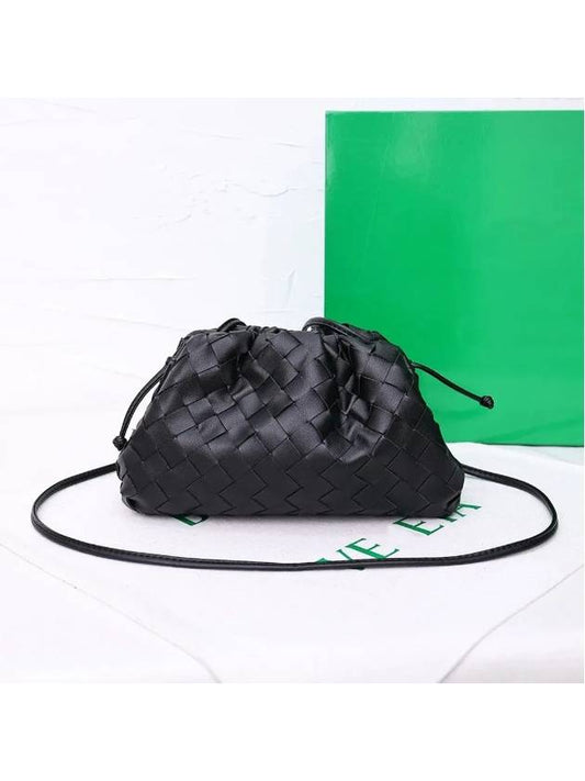 Intrecciato Mini Pouch Bag Black - BOTTEGA VENETA - BALAAN 2