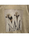 Lillo Graphic Print Cotton Hoodie Beige - MAX MARA - BALAAN 7