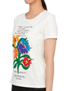 Chopin Print Short Sleeve T-Shirt White - MAX MARA - BALAAN 5