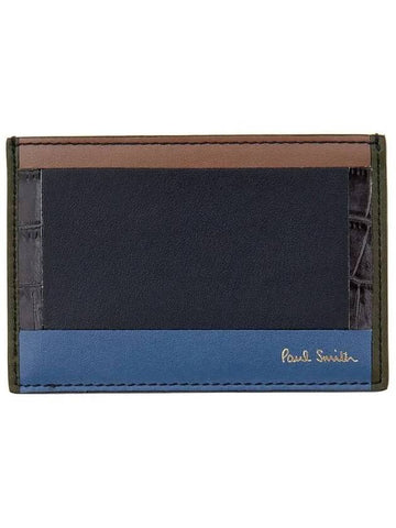 30 9 29 Patchwork Card Wallet Dark Navy 270527 - PAUL SMITH - BALAAN 1