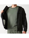 Garment Dyed Crinkle Reps R-Nylon Jacket Black - STONE ISLAND - BALAAN 6