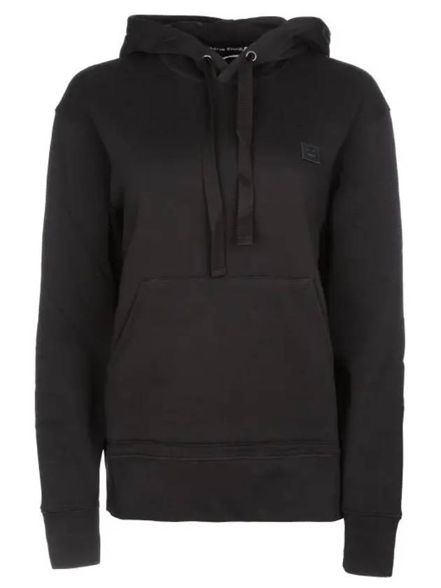 Ferris Face Patch Hoodie Black - ACNE STUDIOS - BALAAN 2