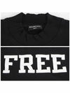 Women's Free Embroidery Distressed Sweatshirt Black - BALENCIAGA - BALAAN.