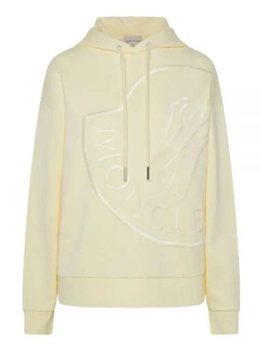 8G00018 899TR 034 Logo Embroidery Hoodie - MONCLER - BALAAN 1