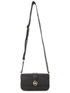 Greenwich Small Saffiano Leather Sling Cross Bag Black - MICHAEL KORS - BALAAN 8