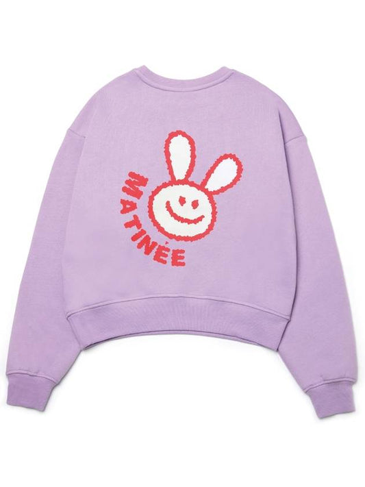 Brushed Options Smiling Rabbit Sweat Shirts LAVENDER - LE SOLEIL MATINEE - BALAAN 1