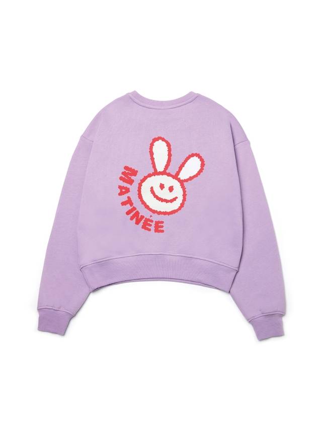 Smiling Rabbit Sweatshirt Lavender - LE SOLEIL MATINEE - BALAAN 1