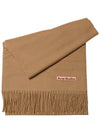 Canada New Oversized Fringe Muffler Dark Camel - ACNE STUDIOS - BALAAN 4