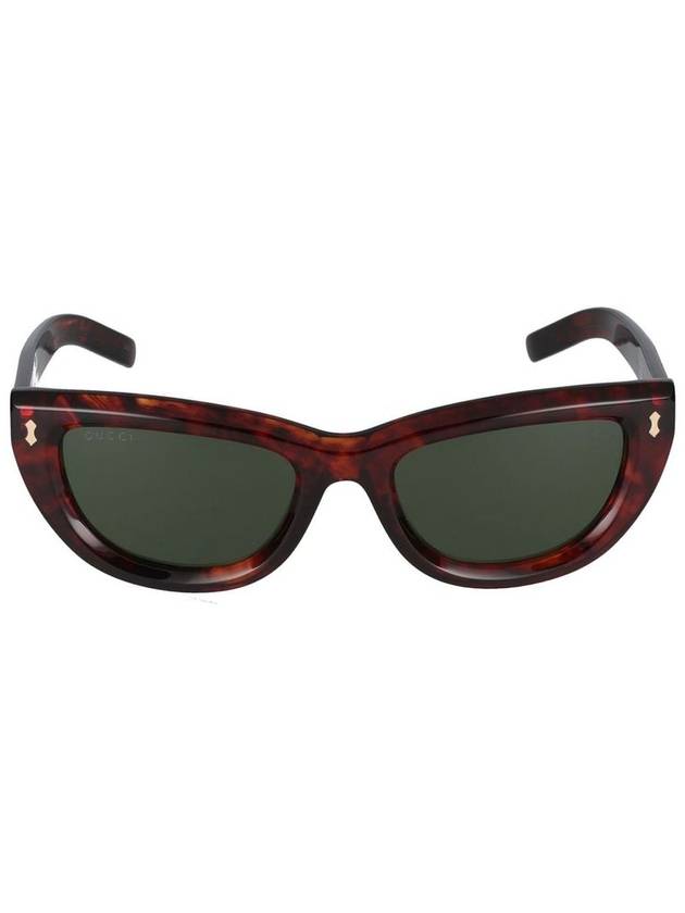 Sunglasses GG1521S 002 HAVANA HAVANA GREEN - GUCCI - BALAAN 2