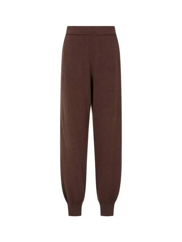 Unisex recycled cashmere track pants brown - PANGAIA - BALAAN 1