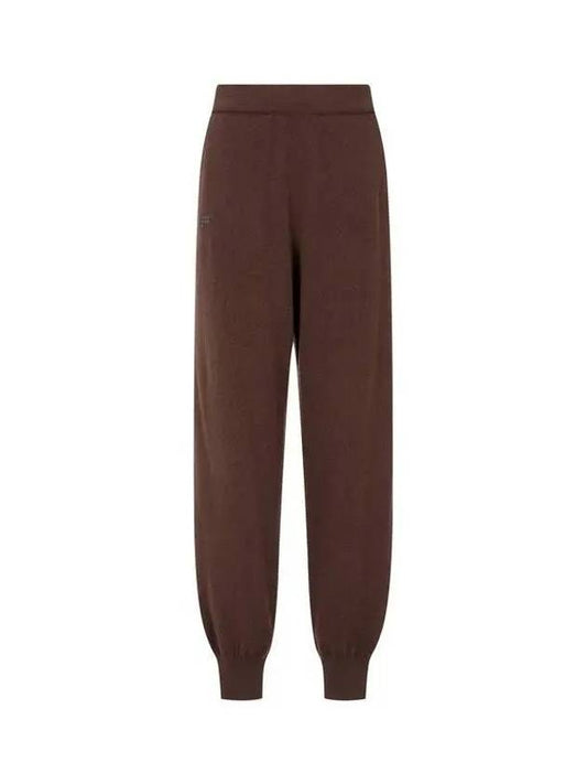 Unisex recycled cashmere track pants brown - PANGAIA - BALAAN 1