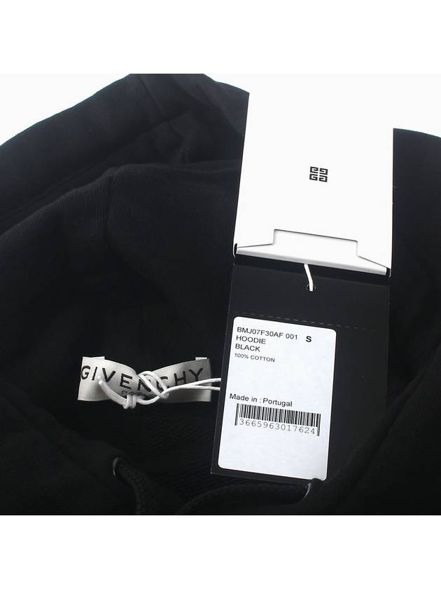 ring logo print hoodie black - GIVENCHY - BALAAN.