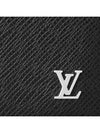 Multiple Taiga Leather Half Wallet Black - LOUIS VUITTON - BALAAN 6