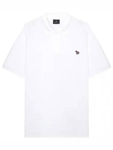 Regular fit zebra wappen short sleeve polo t shirt men s collar - PAUL SMITH - BALAAN 1