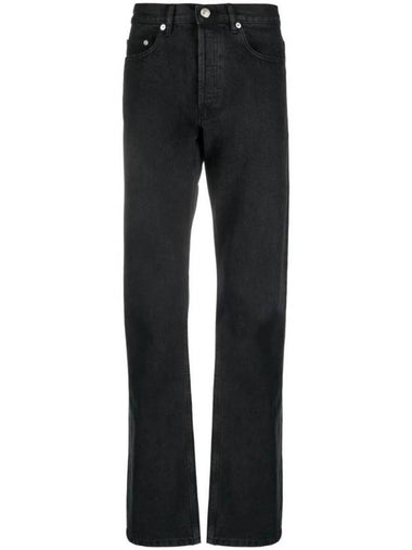 New Standard Straight Jeans Black - A.P.C. - BALAAN 1