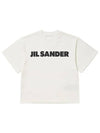 Logo T-Shirt Porcelain - JIL SANDER - BALAAN 2