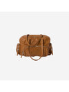 Miu Miu Nappa Leather Top Handle Bag Caramel - MIU MIU - BALAAN 1