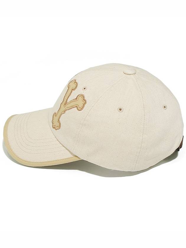 NY Emblem Washed BB Cap Ivory - OGARP - BALAAN 4