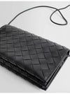 Intrecciato Strap Long Wallet Black - BOTTEGA VENETA - BALAAN 8