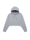 Isoli Crop Hoodie Grey - GANNI - BALAAN 2