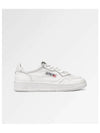 Medalist Solid Goatskin Sneakers White - AUTRY - BALAAN 1