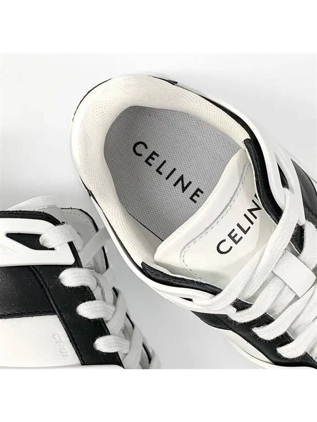 CT 07 Calfskin Low Top Sneakers White - CELINE - BALAAN 7