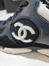 CC Logo Tennis Sneakers Black B39066 - CHANEL - BALAAN 7