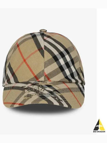 Vintage Check Base Ball Cap Beige - BURBERRY - BALAAN 2