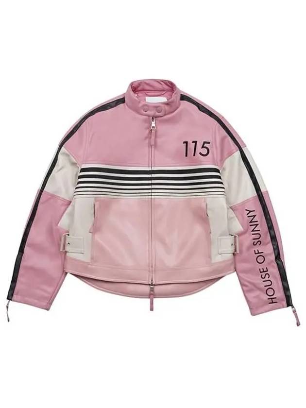 Women's The Racer Bomber Jacket Pink - HOUSE OF SUNNY - BALAAN 2