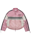 Women's The Racer Bomber Jacket Pink - HOUSE OF SUNNY - BALAAN 1