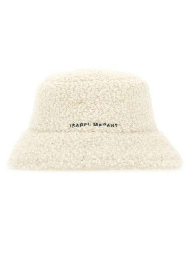 Denji Bucket Hat White - ISABEL MARANT - BALAAN 1