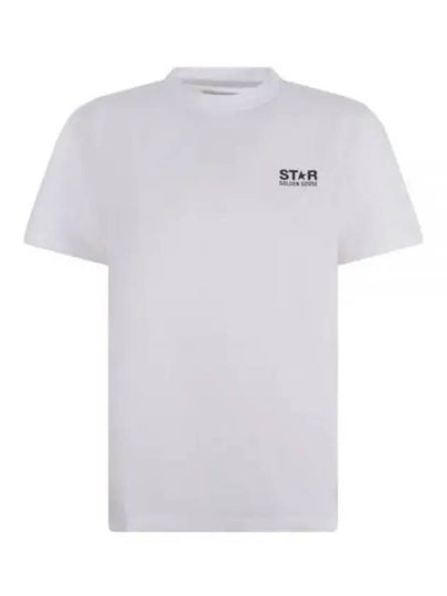 Star Logo Short Sleeve T-Shirt White - GOLDEN GOOSE - BALAAN 2