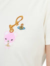 ORB Bear Short Sleeve T-Shirt White - VIVIENNE WESTWOOD - BALAAN 7