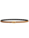 Maillon H Buckle Sur Reversible 13mm Leather Belt Black - HERMES - BALAAN 3