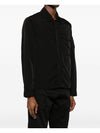 Chrome-R Pocket Over Long Sleeve Shirt Black - CP COMPANY - BALAAN 3