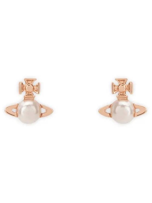 Balvina Pearl Earrings Pink Gold - VIVIENNE WESTWOOD - BALAAN 2