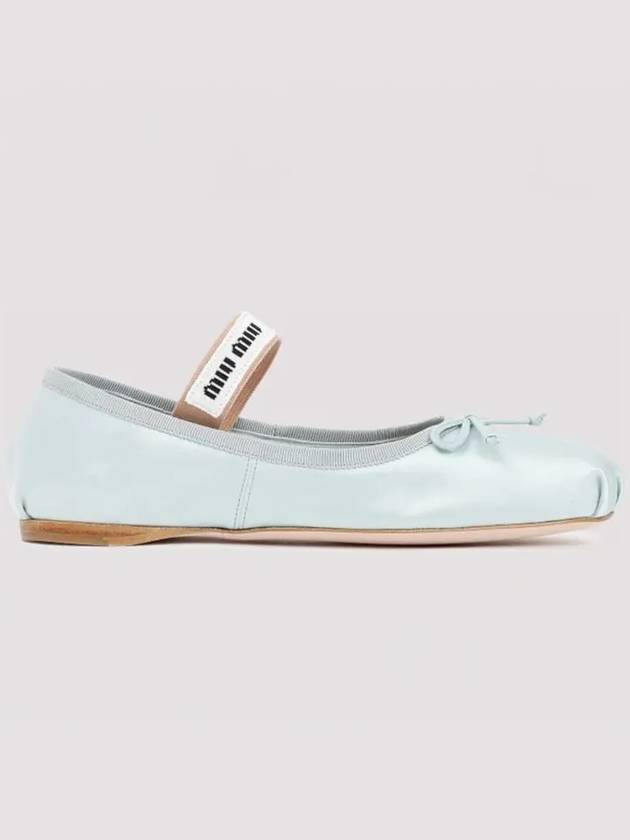 Satin Ballerinas Lake Blue - MIU MIU - BALAAN 2