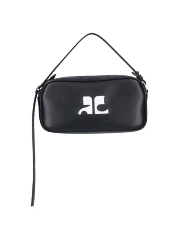 Reedition Baguette Leather Shoulder Bag Black - COURREGES - BALAAN 4