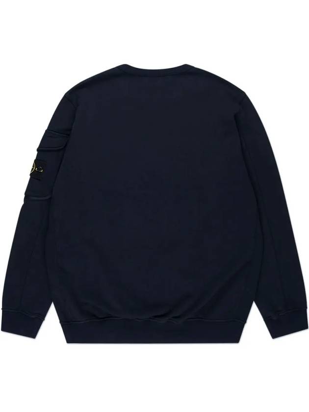 Waffen Patch Zipper Pocket Sweatshirt Navy - STONE ISLAND - BALAAN 4