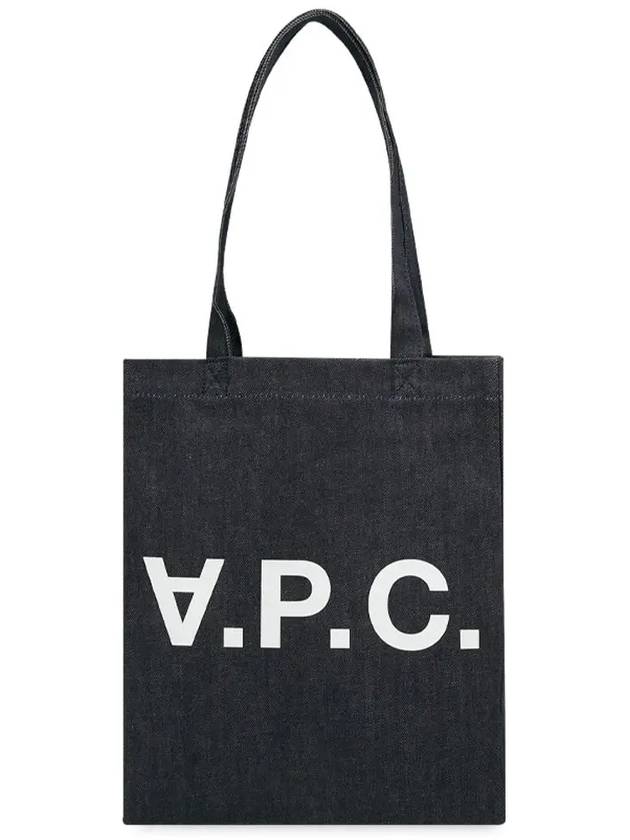 Laure logo denim tote bag blue - A.P.C. - BALAAN 2