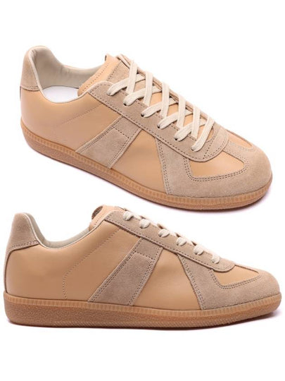 Replica Calfskin Low Top Sneakers Beige - MAISON MARGIELA - BALAAN 2