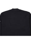 Ghost Piece Cotton Jersey Crew Neck Sweatshirt Black - STONE ISLAND - BALAAN 8