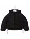 Kids Logo Drawstring Hooded Jacket MS027717 110 - MSGM - BALAAN 1