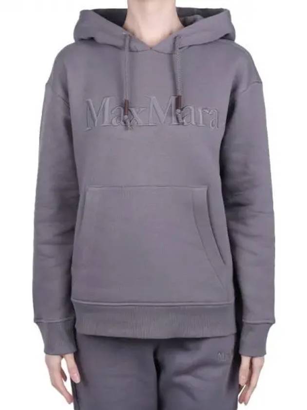 S Women Agre brushed hoodie medium gray 003 270689 1119258 - MAX MARA - BALAAN 1